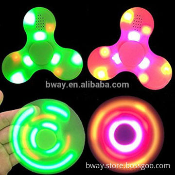 2017 New arrivals with bluetooth speaker fidget spinner toys r us glow in the dark figit spiners for time killer